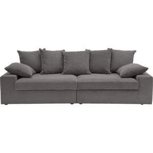Big-Sofa INOSIGN Sassari Sofas Gr. B/H/T: 250 cm x 76 cm x 103 cm, Cord, Big-Sofa 2-Sitzer-2-Sitzer, grau XXL Sofas