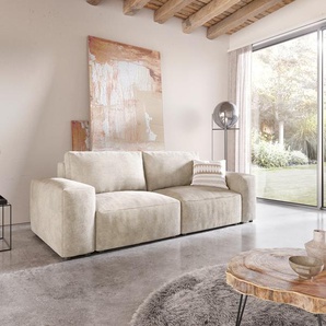 Big-Sofa Lanzo L 260x110 cm Cord Beige, Big Sofas
