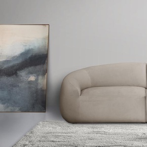 Big-Sofa LEGER HOME BY LENA GERCKE Yani Sofas Gr. B/H/T: 240 cm x 81 cm x 100 cm, Samtoptik, beige (dunkelbeige) XXL Sofas