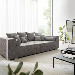 Big-Sofa Marlen 300x140 cm Hellgrau Couch, Big Sofas
