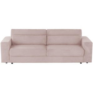 Big Sofa mit Schlaffunktion  Branna ¦ rosa/pink ¦ Maße (cm): B: 250 H: 101 T: 105.0