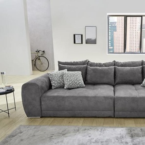 Big Sofa Moldau, grau, inkl. Kissen