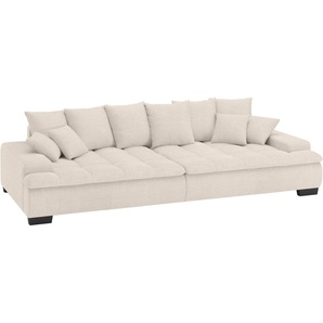 Big-Sofa MR. COUCH Haiti II, beige (natur), B:304cm H:85cm T:138cm, Stripes (92% Polyester / 8% Nylon), Sofas, mit Kaltschaumpolsterung, bis 140 kg belastbar, Topseller
