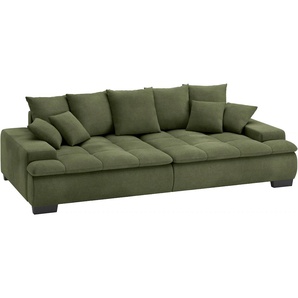 Big-Sofa MR. COUCH Haiti II, grün, B:264cm H:85cm T:138cm, Memphis (Grundgewebe - 100% Polyester; Nutzschicht- 90% Polyester / 10% Polyamide), Sofas, mit Kaltschaumpolsterung, bis 140 kg belastbar, Topseller