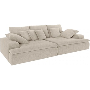 Big-Sofa MR. COUCH Haiti Sofas Gr. B/H/T: 260 cm x 85 cm x 142 cm, Aqua Clean Pascha, Mit Kaltschaum-Ohne Funktion, beige (natur) XXL Sofas