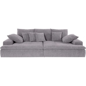 Big-Sofa MR. COUCH Haiti Sofas Gr. B/H/T: 260 cm x 85 cm x 142 cm, Aqua Clean Pascha, Mit Kaltschaum-Ohne Funktion, grau (melange) XXL Sofas