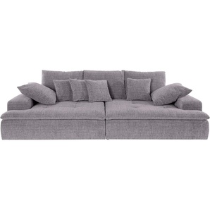 Big-Sofa MR. COUCH Haiti Sofas Gr. B/H/T: 260 cm x 85 cm x 142 cm, Aqua Clean Pascha, Ohne Funktion, grau (melange) XXL Sofas