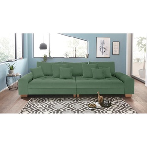 Big-Sofa MR. COUCH Nikita Sofas Gr. B/H/T: 300 cm x 86 cm x 118 cm, Aqua Clean Prestige, Mit Kaltschaum, grün (mint) XXL Sofas