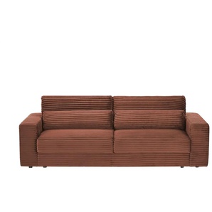 Big Sofa - orange - Materialmix - 250 cm - 101 cm - cm 105,0 | Möbel Kraft