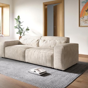 Big-Sofa Sirpio XL 270x130 cm Cord Beige, Big Sofas