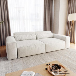 Big-Sofa Sirpio XL 270x130 cm Bouclé Creme-Weiß, Big Sofas
