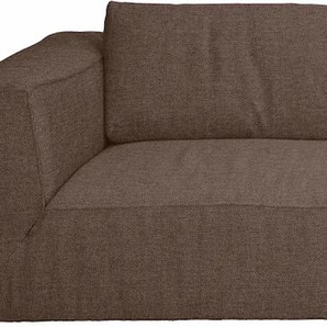 Big-Sofa TOM TAILOR HOME BIG CUBE STYLE Sofas Gr. B/H/T: 240 cm x 83 cm x 122 cm, Struktur fein TBO, braun (coconut brown tbo 12) XXL Sofas