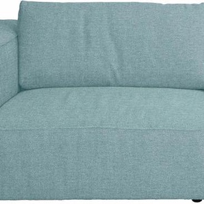 Big-Sofa TOM TAILOR HOME BIG CUBE STYLE Sofas Gr. B/H/T: 270 cm x 83 cm x 122 cm, Struktur fein TBO, blau (ice blue tbo 56) XXL Sofas