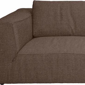Big-Sofa TOM TAILOR HOME BIG CUBE STYLE Sofas Gr. B/H/T: 270 cm x 83 cm x 122 cm, Struktur fein TBO, braun (coconut brown tbo 12) XXL Sofas