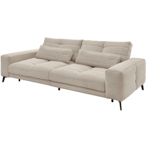 Bigsofa Helmond, stone, inkl. Kissen