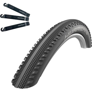 Bike Parts Europe GmbH 1 x Schwalbe Hurricane Performance Fahrradreifen E-50 57-622 (29 x 2.25) inkl. maxxi4you Reifenheber 11159048
