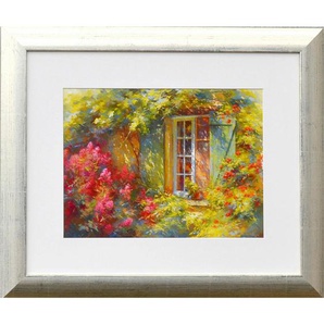 Bild Garden Feeling, Gelb, Holz, 64x54 cm, Bilder Und Zubehör, Wandbilder, Sonstige Wandbilder