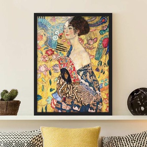 Bild Gustav Klimt Dame mit Fächer
