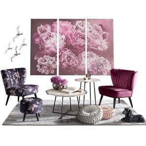 Bild HEINE HOME Bilder Gr. B/H/T: 210 cm x 150 cm x 3 cm, lila (beere) Kunstdrucke