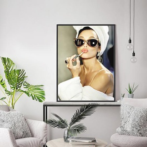 Bild Make Up Rahmen: Massivholz Buche, lackiert Abdeckung: Plexiglas Multicolor 62 x 82cm