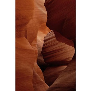 Bild, Rotbraun, Metall, rechteckig, 98x148 cm, Fotografie, einfache und schnelle Anbringung, Bilder