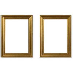 Bilderrahmen 10x15 cm, 2er-Set - gold - Glas - 10 cm - 15 cm - 1,3 cm | Möbel Kraft