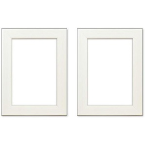 Bilderrahmen 10x15 cm, 2er-Set - weiß - Glas - 10 cm - 15 cm - 1,5 cm | Möbel Kraft