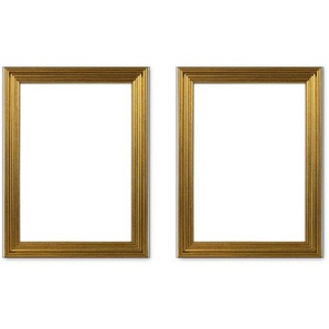 Bilderrahmen 13x18 cm, 2er-Set - gold - Glas - 13 cm - 18 cm - 1,3 cm | Möbel Kraft