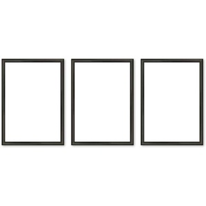 Bilderrahmen 13x18 cm  3er-Set   ¦ schwarz ¦ Kunststoff ¦ Maße (cm): B: 13 H: 18 T: 1.8