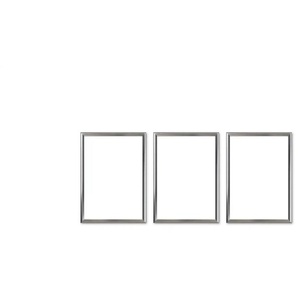 Bilderrahmen 13x18 cm 3er-Set - silber - Kunststoff - 13 cm - 18 cm - cm 1,8 | Möbel Kraft