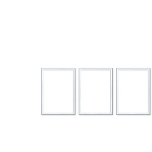Bilderrahmen 13x18 cm 3er-Set - weiß - Kunststoff - 13 cm - 18 cm - cm 1,8 | Möbel Kraft