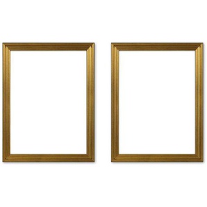 Bilderrahmen 18x24 cm, 2er-Set - gold - Glas - 18 cm - 24 cm - 1,3 cm | Möbel Kraft