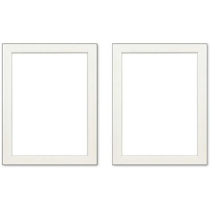 Bilderrahmen 18x24 cm, 2er-Set - weiß - Glas - 18 cm - 24 cm - 1,5 cm | Möbel Kraft