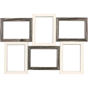 Bilderrahmen 29 5x46 5 cm   ¦ weiß ¦ Glas ¦ Maße (cm): B: 46 H: 29,5 T: 2.5