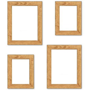 Bilderrahmen-Set   ¦ holzfarben ¦ Holz ¦ Maße (cm): B: 18 H: 24 T: 1.8