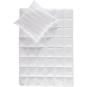 Billerbeck Bettenset Luna, Weiß, Naturmaterialien, 135x200 cm, für Hausstauballergiker geeignet, strapazierfähig, weich und anschmiegsam,