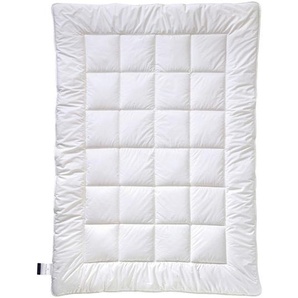Billerbeck Ganzjahresdecke, Weiß, Textil, Füllung: Polyester, Hohlfaser, 135x200 cm, temperaturausgleichend, strapazierfähig, weich und anschmiegsam, pflegeleicht, passt sich perfekt der Körperform an, luftdurchlässig, Tasche, Schlaftextilien, Bettdecken,
