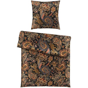 Bio:Vio Bettwäsche, Schiefer, Textil, Paisley, 155x220 cm, Grüner Punkt, Hohenstein, Oeko-Tex® Standard 100, Gots, atmungsaktiv, hautfreundlich,