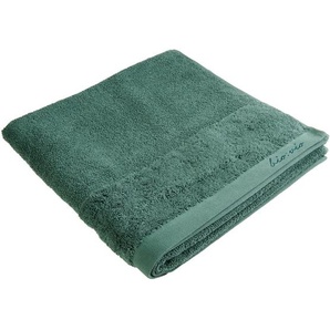 Bio:Vio Duschtuch Bonita, Dunkelgrün, Textil, Uni, 70x140 cm, Gots, saugfähig, hochwertige Qualität, schadstoffgeprüft, Badtextilien, Duschtücher
