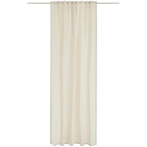 Bio:Vio Fertigvorhang Merle, Taupe, Textil, Uni, 140x255 cm, Gots, für Stange und Schiene geeignet, mit Kombiband, Wohntextilien, Gardinen & Vorhänge,