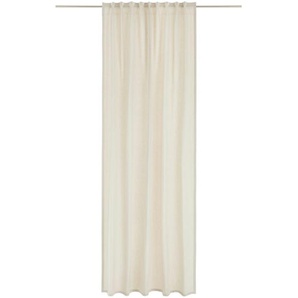 Bio:Vio Fertigvorhang Merle, Taupe, Textil, Uni, 140x255 cm, Gots, für Stange und Schiene geeignet, mit Kombiband, Wohntextilien, Gardinen & Vorhänge,