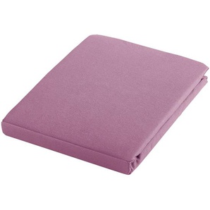 Bio:Vio Spannbetttuch Florentano , Dunkelrosa , Textil , 180 cm , Textiles Vertrauen - Oeko-Tex® , bügelfrei , Schlaftextilien, Bettwäsche, Spannbettlaken