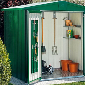 Gerätehaus BIOHORT Europa Gr. 7 Gerätehäuser grün Gartenhäuser aus Metall