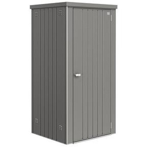Biohort Geräteschrank , Grau , Metall , 93x182.5x83 cm , Qualität aus Österreich , Aufbewahrung & Schutzhüllen, Geräteschuppen