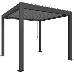 Biohort Pergola 3 x 3, stilvoller Schattenspender für mehr Komfort im Freien