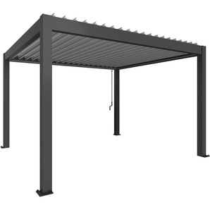 Biohort Pergola 4 x 3,5, stilvoller Schattenspender für mehr Komfort im Freien
