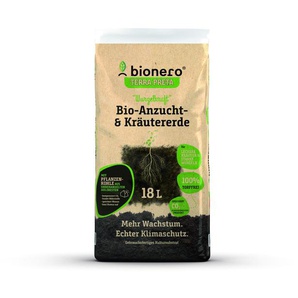 bionero Bio-Anzucht- & Kräutererde Wurzelkraft 18 L torffrei GLO688100929