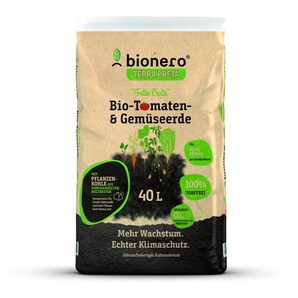bionero Bio Tomaten- und Gemüseerde fette Ernte 40 L torffrei GLO688100897