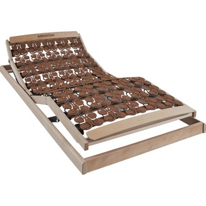 Tellerlattenrost mit Motor BIRKENSTOCK Birko Balance MO Lattenroste Gr. B/L: 90 cm x 200 cm, 120 kg, braun Lattenrost für Übergewichtige