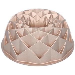 Birkmann Gugelhupfform Contoura, Gold, Metall, rund, 9.5 cm, antihaftbeschichtet, Backen, Backformen, Gugelhupfformen